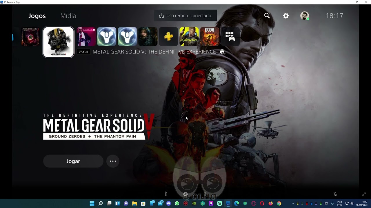 Como  remover a mensagem do uso remoto PS5 (Atualizado 18/09/2021)