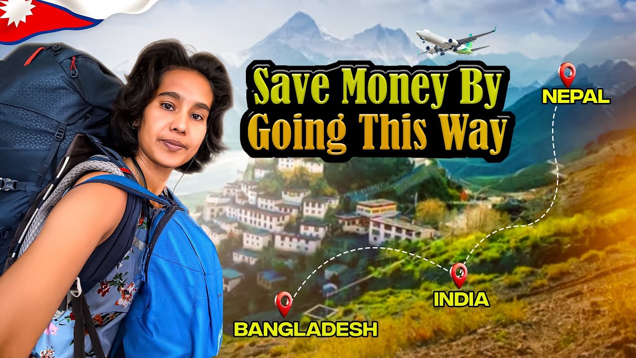 কম খরচে ভারত হয়ে নেপালে | Connecting flight from Delhi airport | Bangladesh-India-Nepal | Ts Rekha