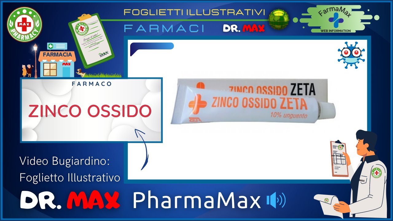❓ Cos'&egrave; il 💊 Farmaco ZINCO OSSIDO 🗺️ Foglietto Illustrativo Bugiardino Salute