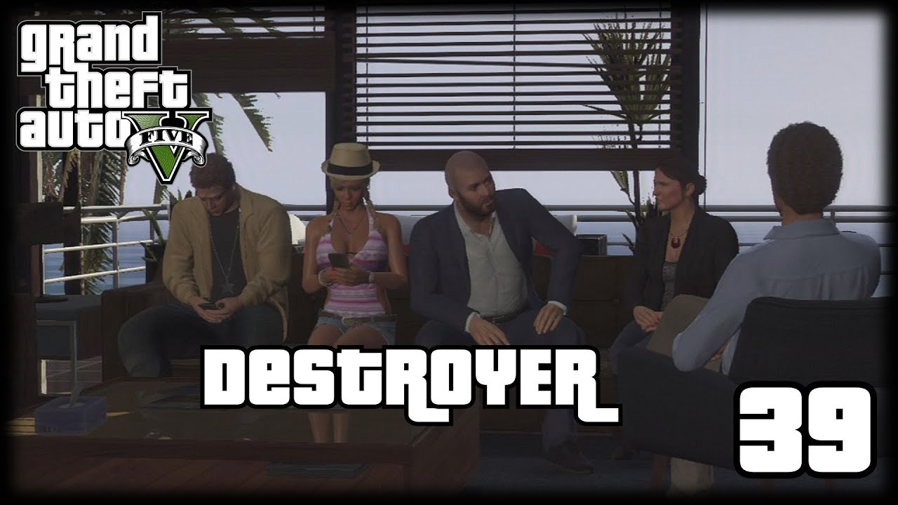 GTA V WalkThrough #39 - تختيم حرامي السيارات الخامس #39 - لم الشمل