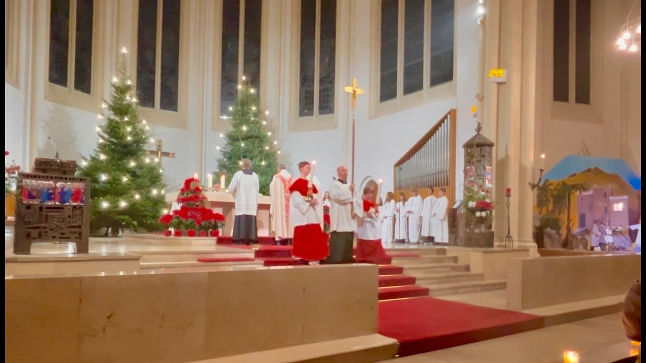WEIHNACHTEN IN SCHÖNEBERG - HEILIGE NACHT Christmette in der katholischen St. Matthias Kirche in 2/2