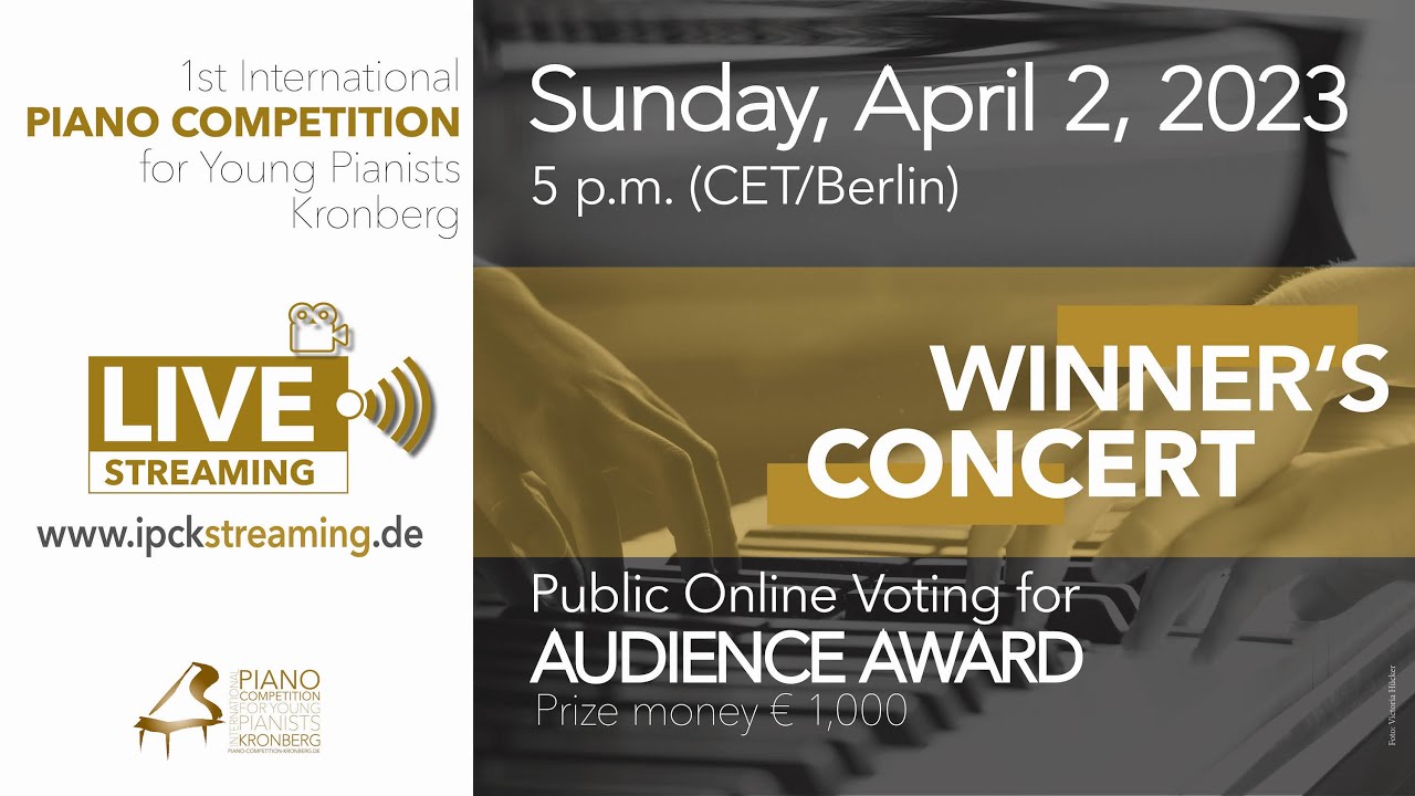 WINNERS CONCERT – 1st INTERNATIONAL PIANO COMPETITION FOR YOUNG PIANISTS KRONBERG