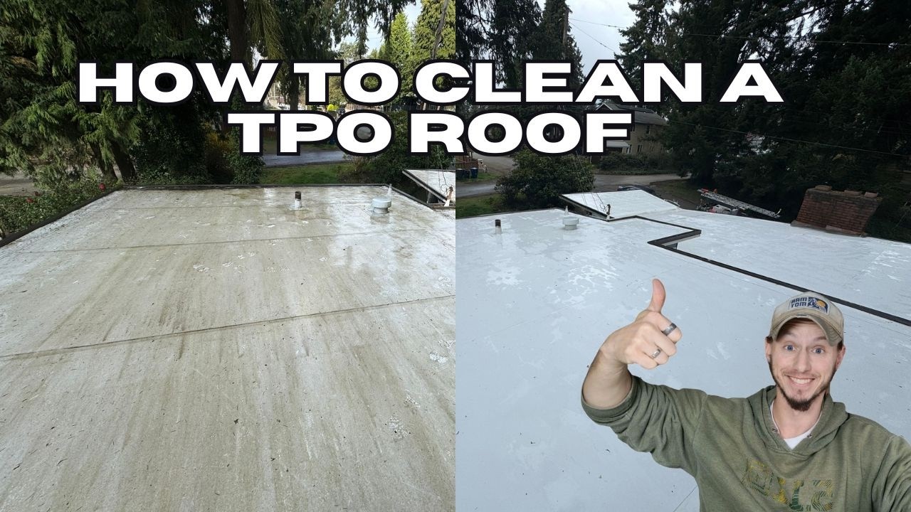 How to Clean a TPO Roof Like a Pro | Step-by-Step TPO Roof Cleaning Tutorial