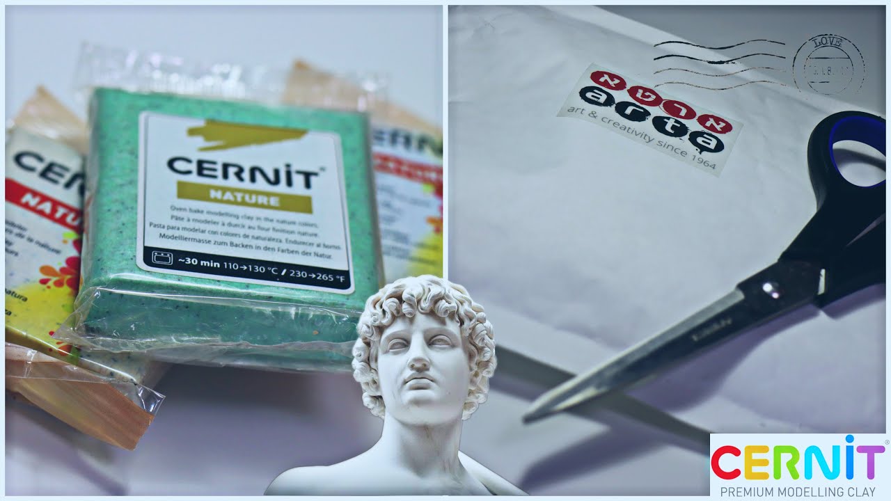 פתיחת חבילה🎁| חימר פולימרי חברת סרניט/CERNIT NATURE
