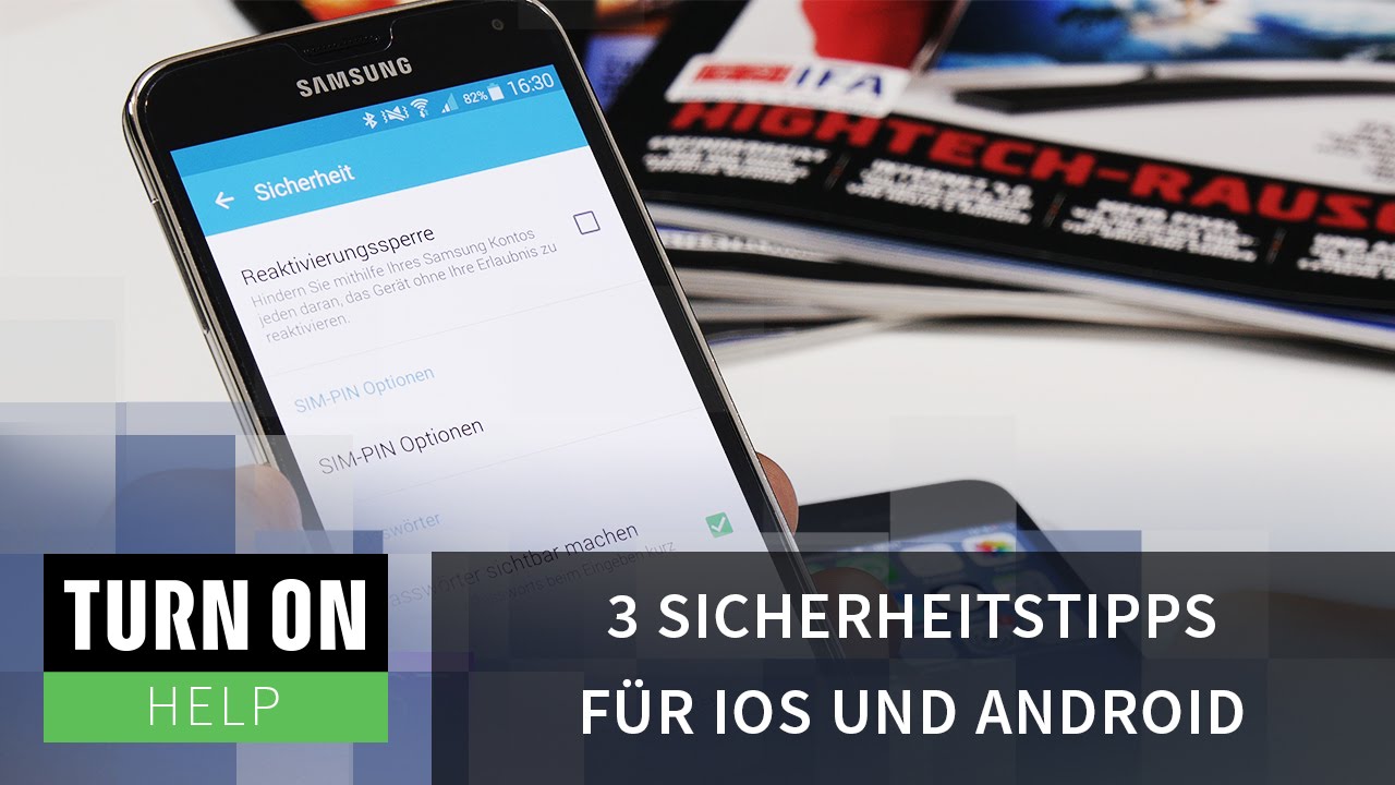 3 Sicherheitstipps f&uuml;r iOS und Android - HELP - 4K