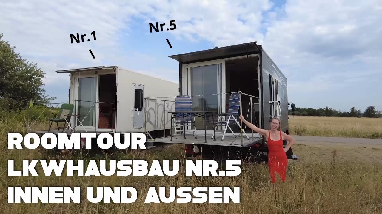 Roomtour LKW wird fahrendes Tinyhaus, komplett selbst ausgebaut, inne + aussen  LKWhausBAU Nr. 5