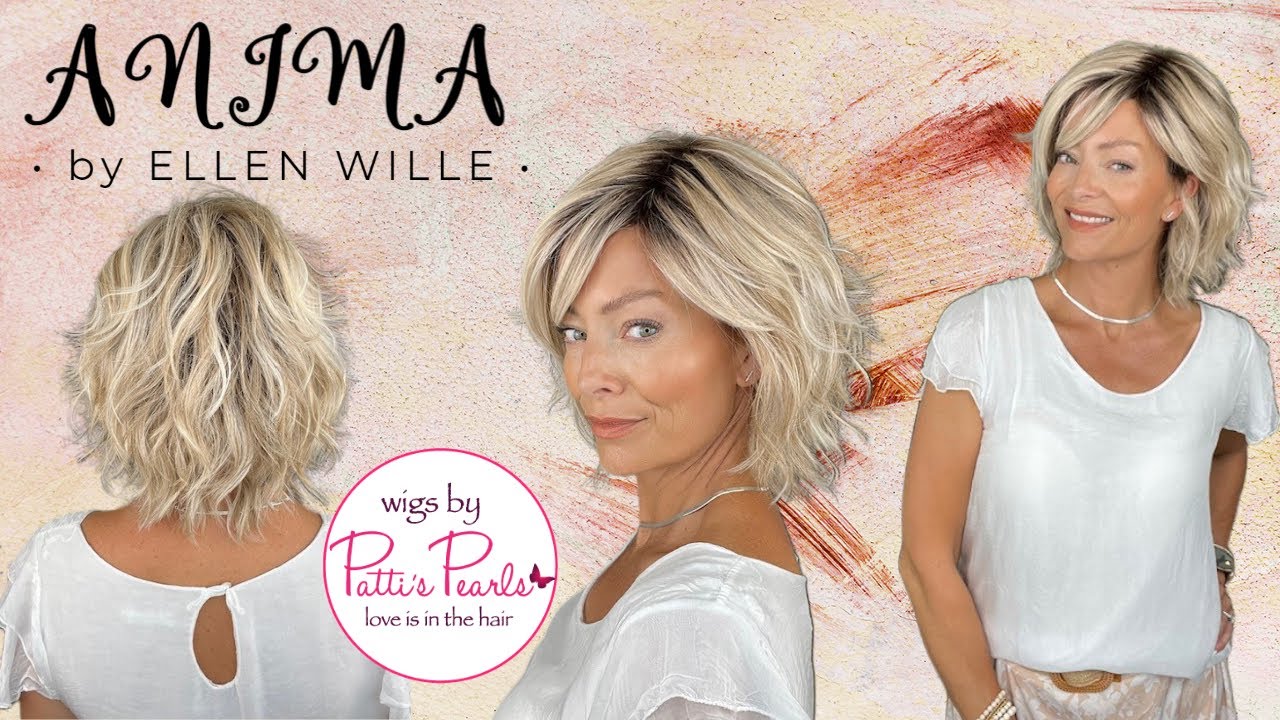 ANIMA by ELLEN WILLE Wig Review in Pearl Blonde Rooted - WigsByPattisPearls.com