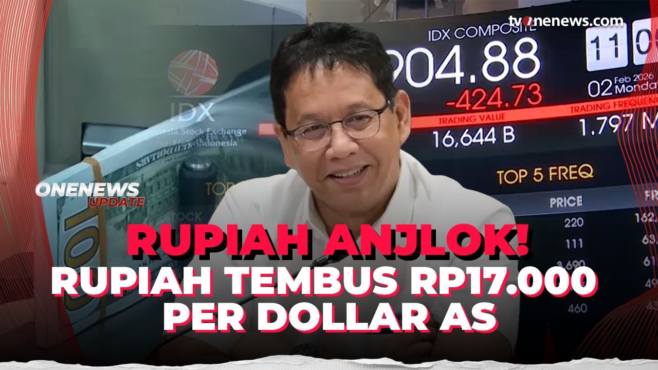 Nilai Tukar Rupiah Anjlok, Begini Tanggapan Purbaya | OneNews Update