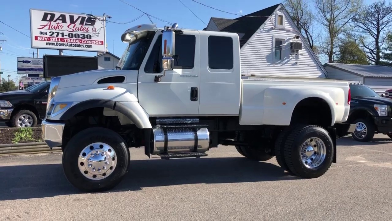 3 Of The Worlds Largest Trucks In One Location.  International CXT Harvester Pickup Monster