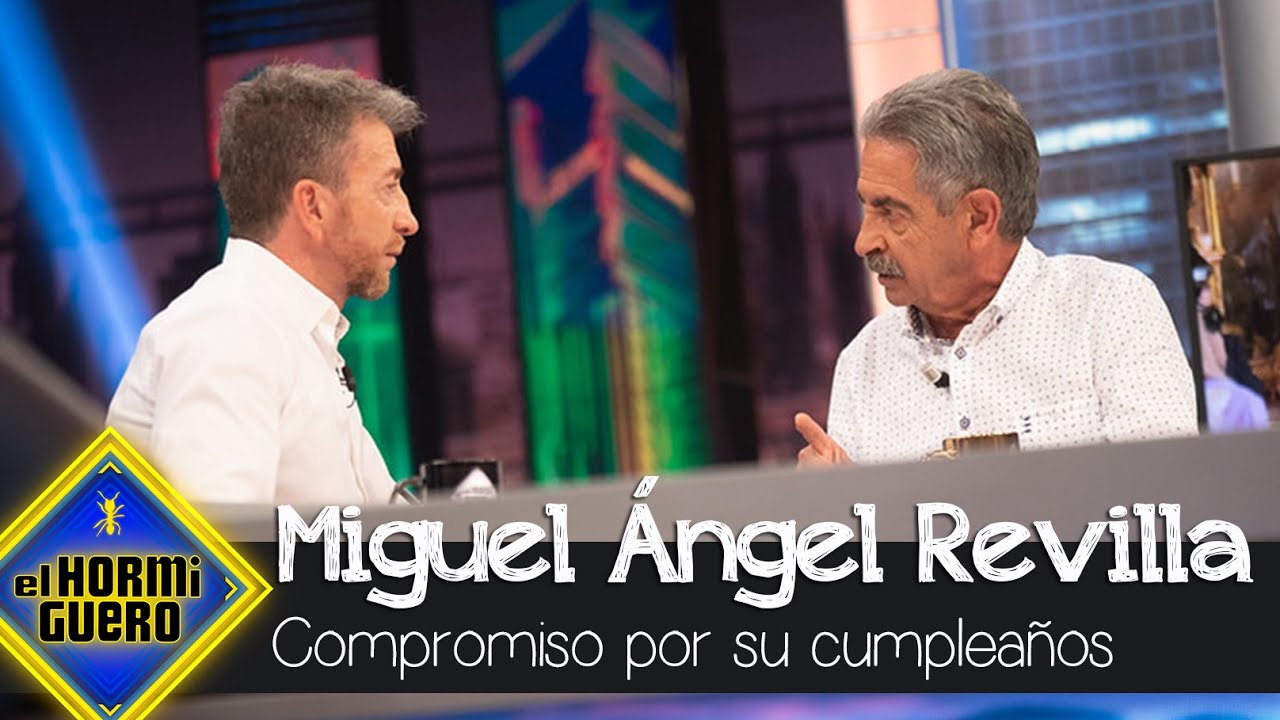 Miguel Ángel Revilla compromete a Pablo Motos para el 23 de enero: Su 80 cumpleaños - El Hormiguero