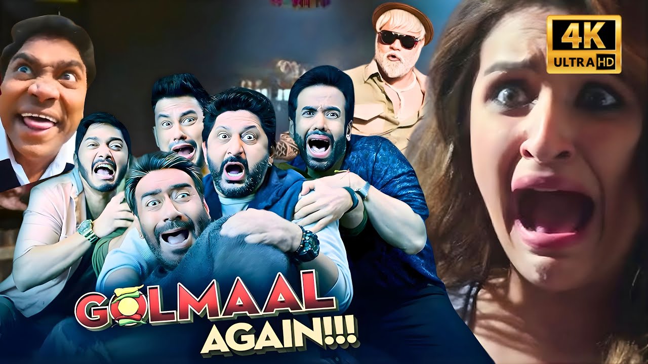 Golmaal Again (2017) Full Movie in 4K – Ajay Devgn, Tabu, Arshad, Johny Lever | Superhit Comedy