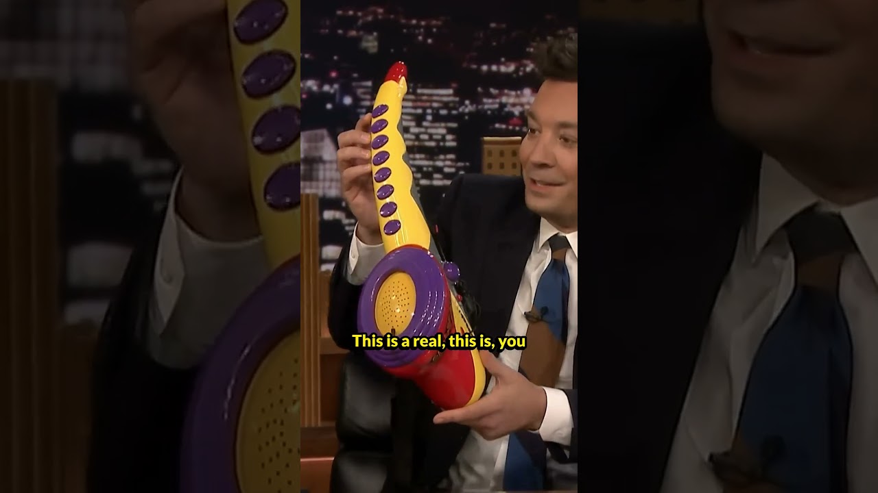 Jack Black's epic Sax-a-boom performance on The Tonight Show 🎷 