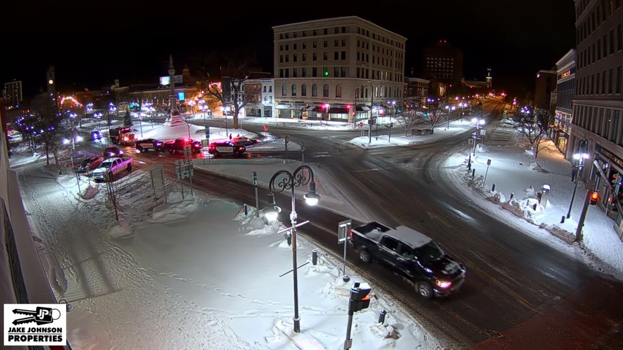 Public Square, Watertown, NY  2:10 a.m. Feb. 1, 2025
