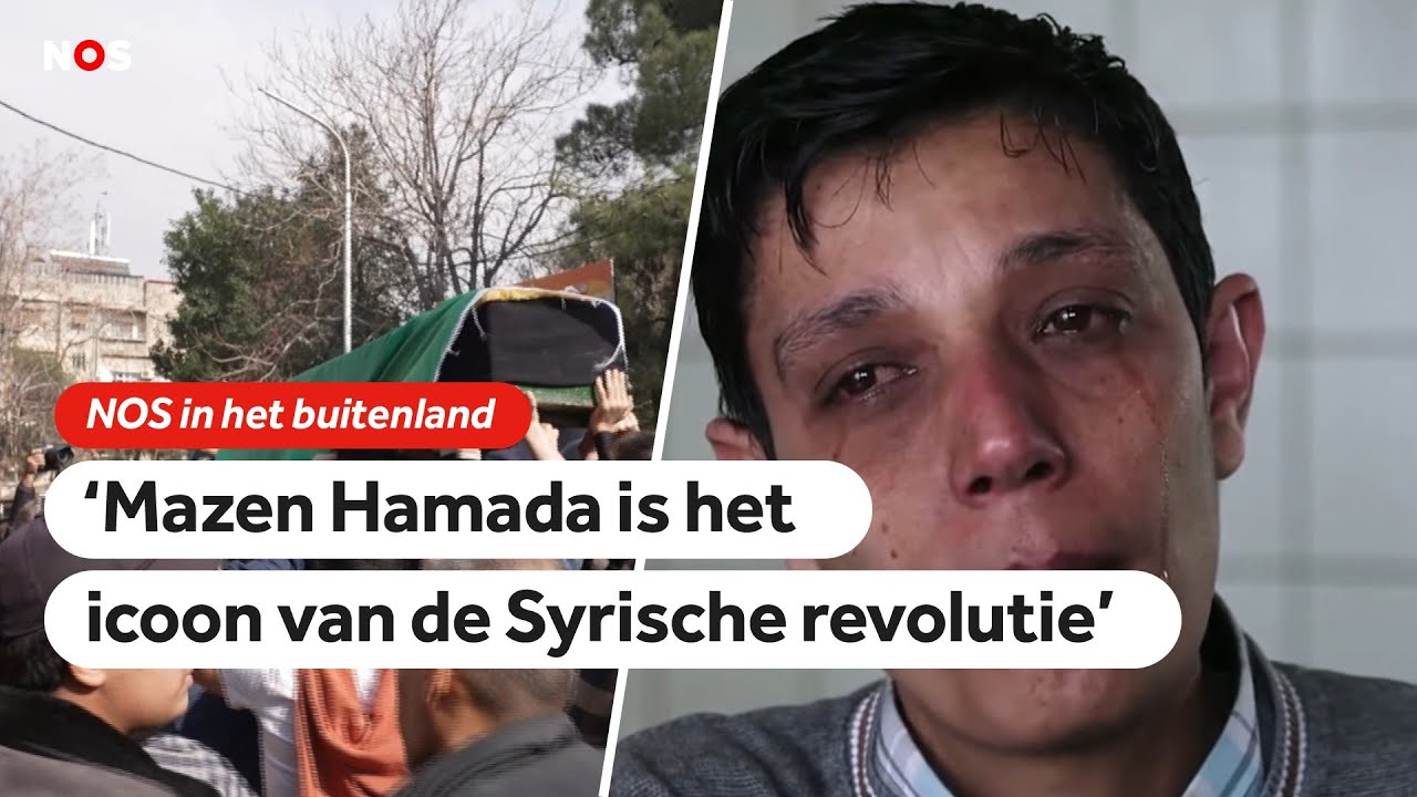 Honderden mensen bij begrafenis Syrische activist Mazen al-Hamada