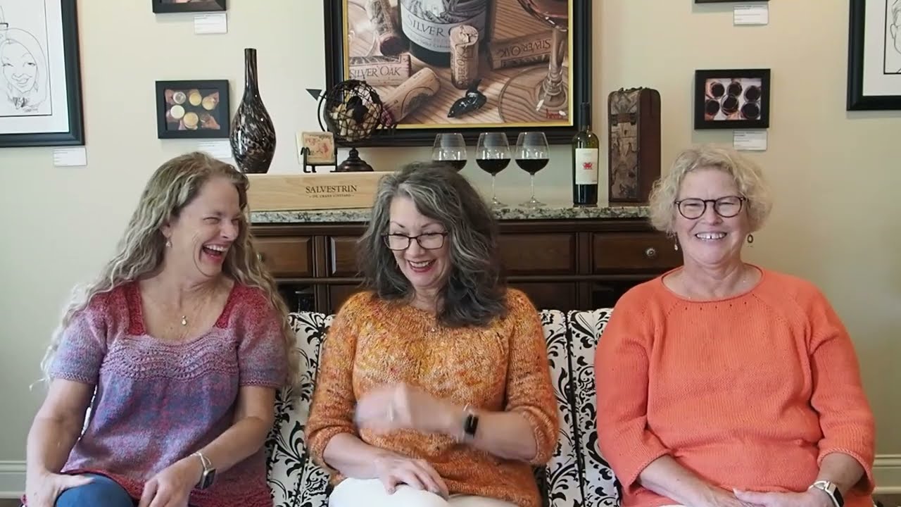 Wool and Wine, Episode 5 - We have lots of knitting goodness and a delicious wine to share.