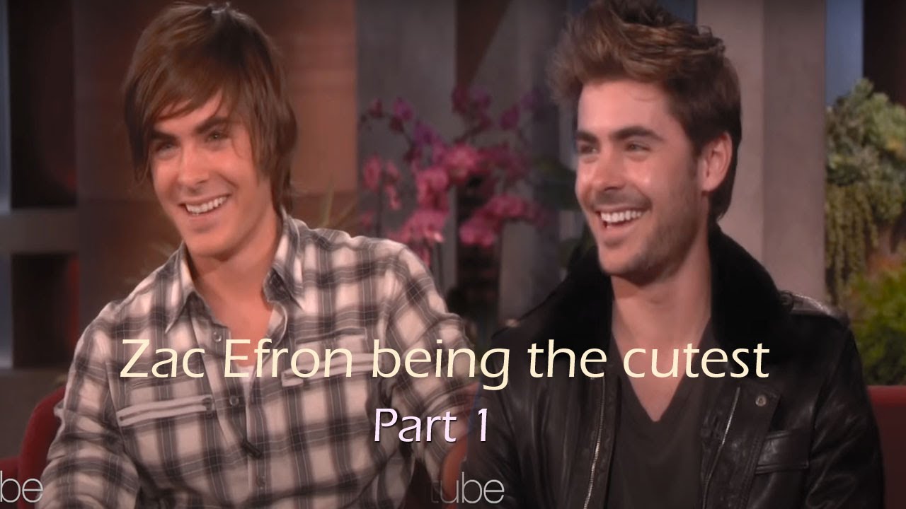 Zac Efron being the cutest part 1