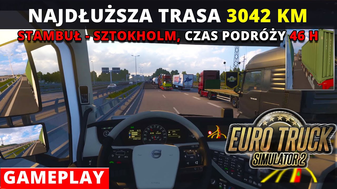 ETS2 Ile czasu zajmie mi najdłuższa trasa w Euro Truck Simulator 2 Gameplay