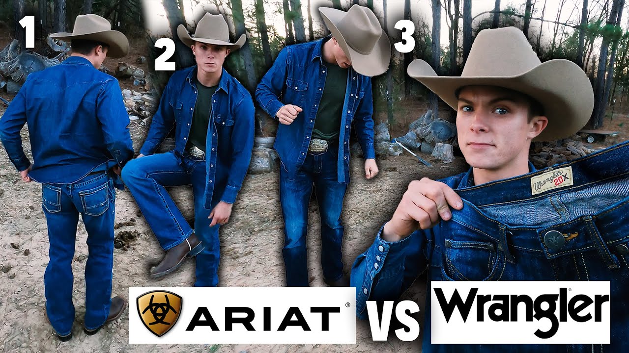 ARIAT против WRANGLER • Тестируем 3 модели джинсов Bootcut! • Винтажный Bootcut • Обзор одежды 20...