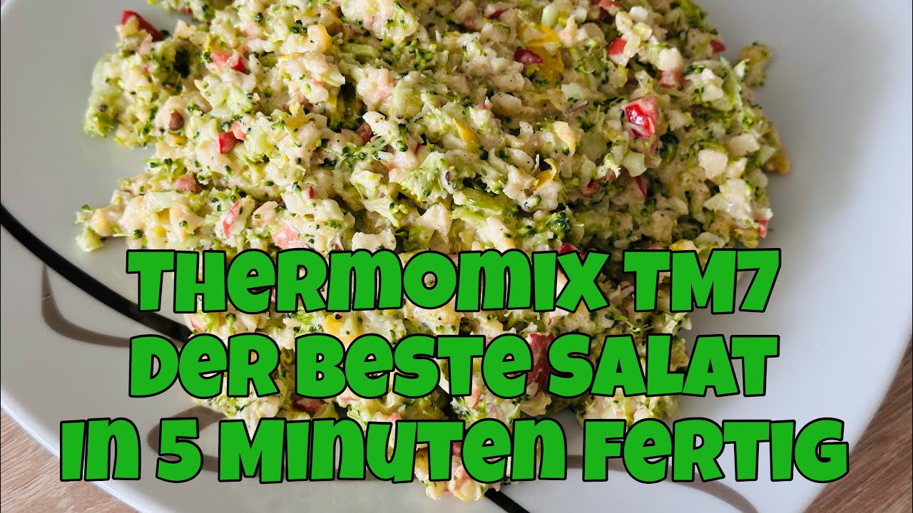 Thermomix TM7 - Der beste Salat in nur 5 Minuten. Deine Gäste werden nicht genug davon kriegen!