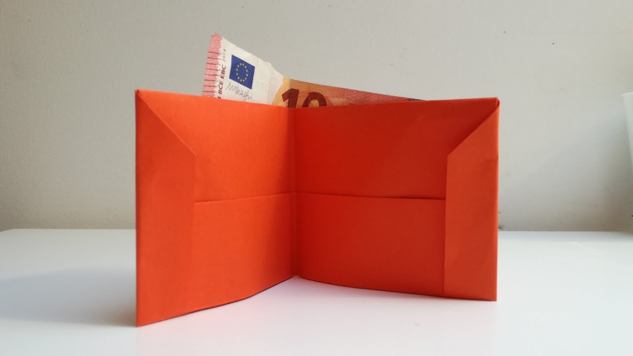 Portefeuille en origami