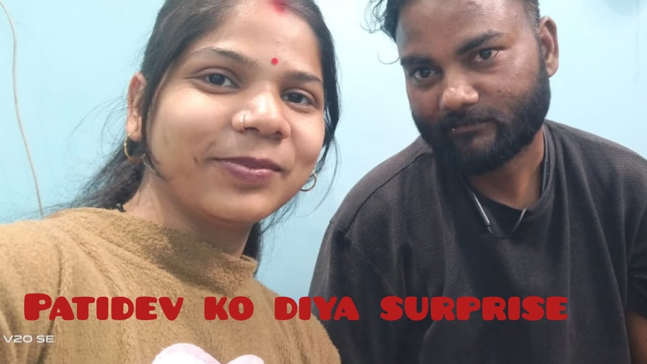 Patidev ko diya surprise 💕💕