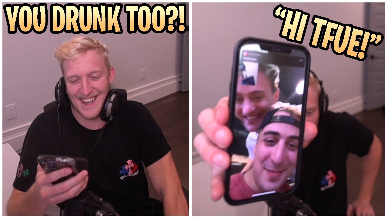Drunk Tfue Facetimed Drunk Ninja, Cloakzy & TimTheTatman & It Was Chaos...