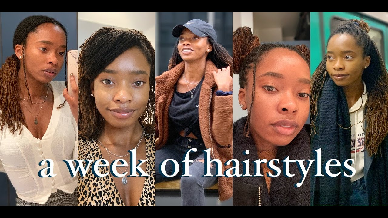 I Changed My Hair Everyday For A Week... (Sisterlocks Edition)| a realistic look into my mornings