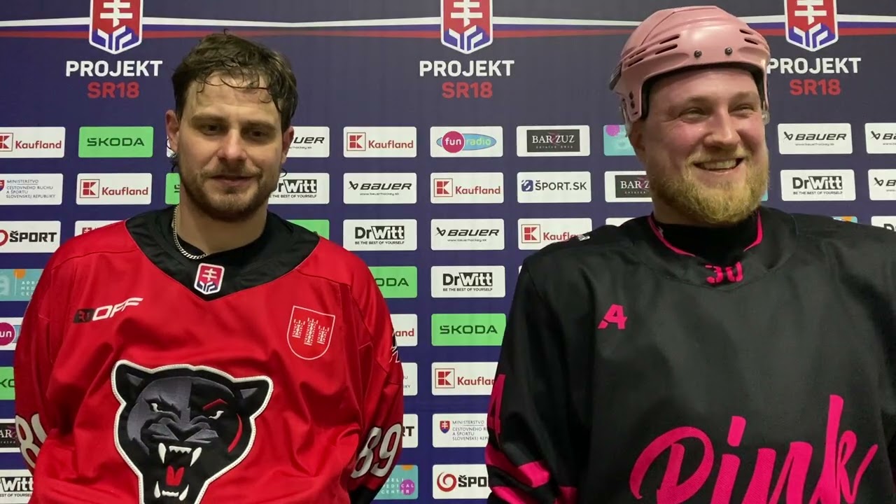 ROZHOVORY po zápase PINK PANTHER PIEŠŤANY vs PANTHERS POVAŽSKÁ BYSTRICA 4:6