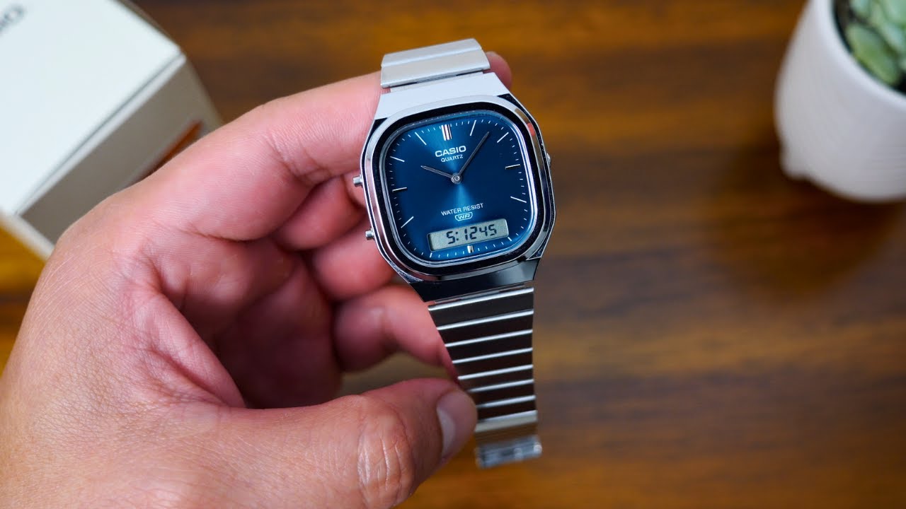 Распаковка винтажных часов Casio AQ240E-3A