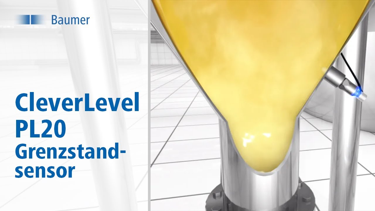 Baumer | Grenzstandsensor CleverLevel PL20 | Grenzstandsdetektion clever&sup3;