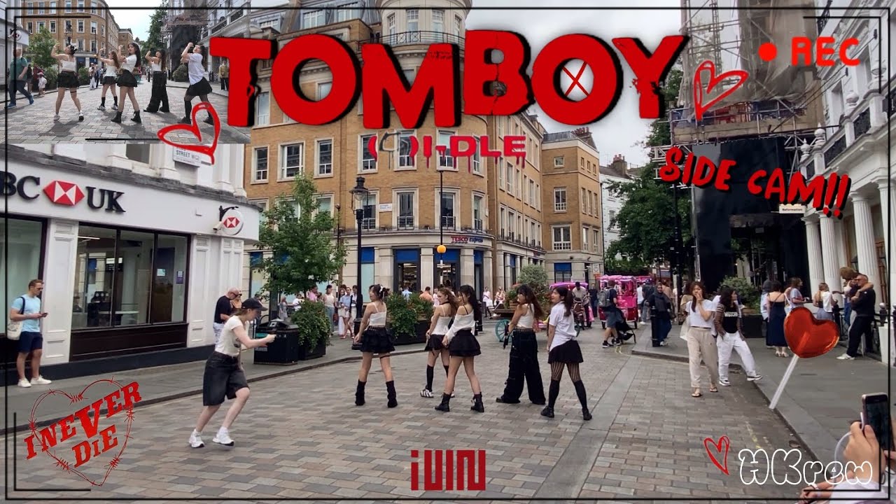 [KPOP IN PUBLIC | SIDE CAM] Tomboy - (G)I-DLE (여자)아이들 Dance Cover by HKrew | LONDON