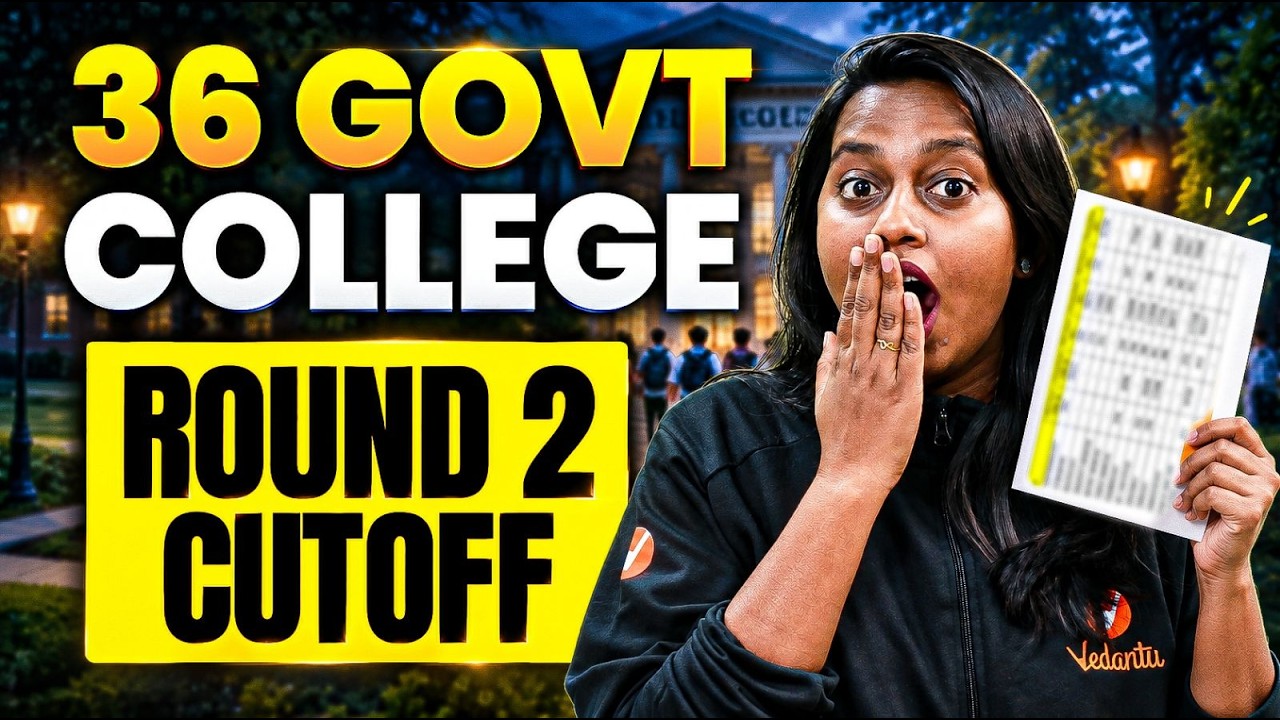 Round 2 Cutoff Analysis: 36 Govt Medical Colleges | NEET | Aswathi Mam 🚨