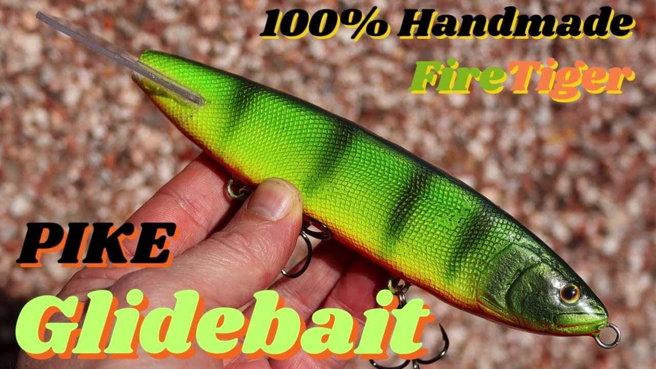Lure Making - Glidebait for BIG PIKE. Turning a  polyurethane bait design into a monster glidebait!