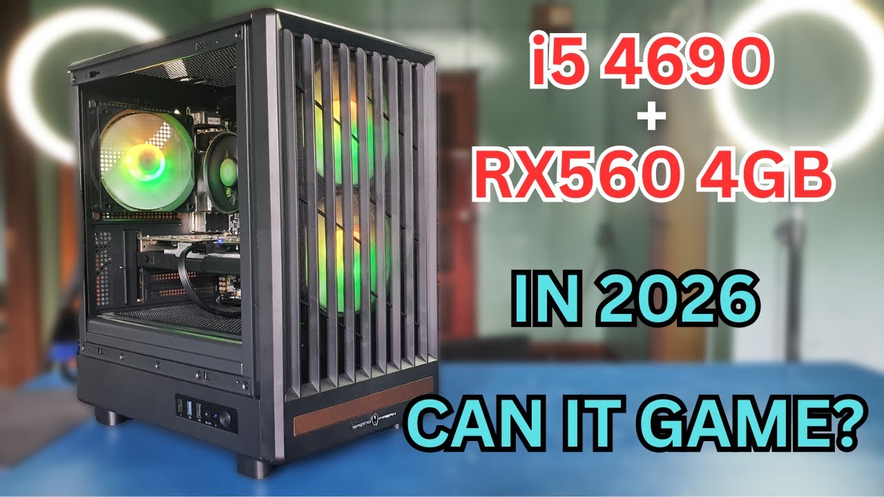 i5 4690 RX560 4GB Budget Gaming Pc CAN It Game In 2026?