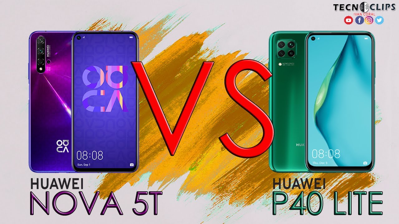 Huawei P40 LITE VS Huawei NOVA 5T