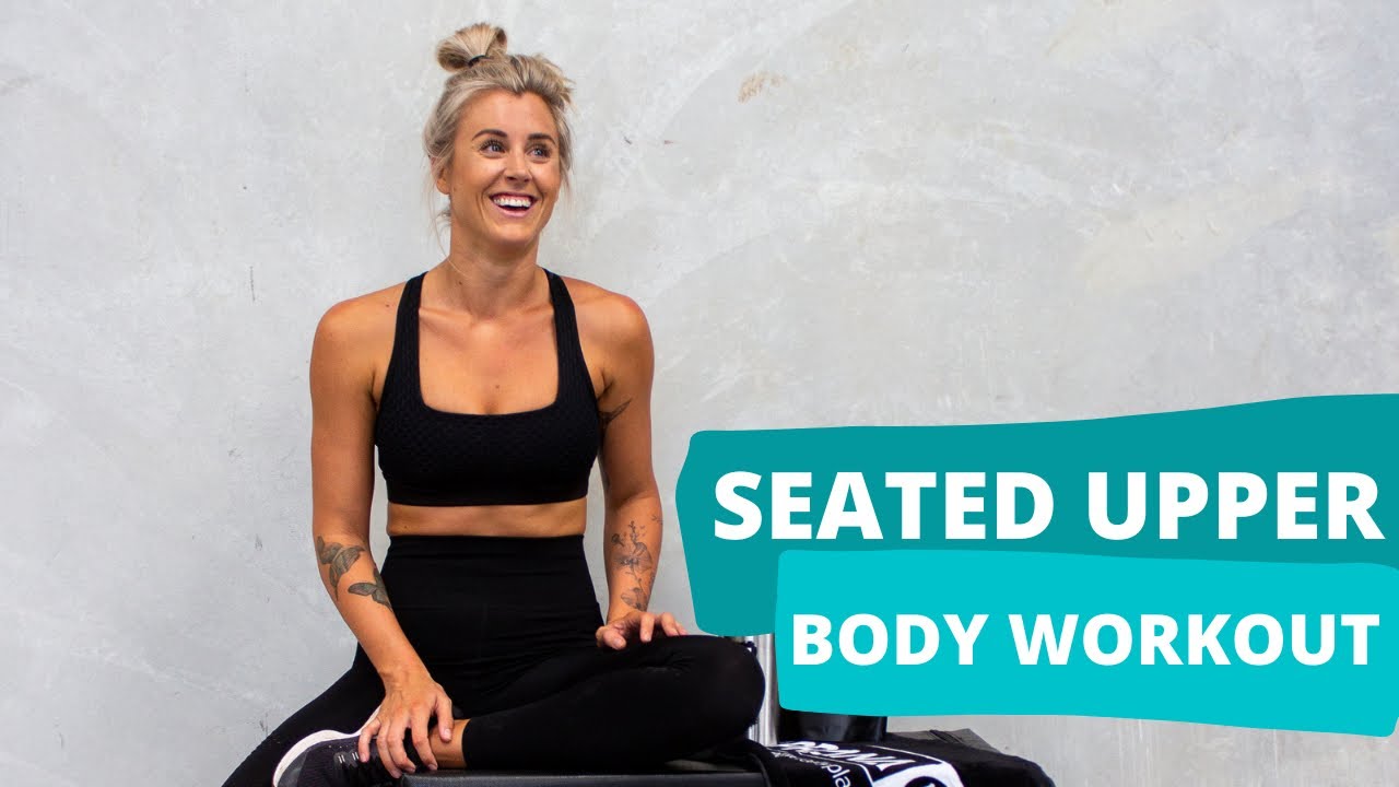 SEATED UPPER BODY WORKOUT | Wheelchair & disability friendly.. Ashley Freeman