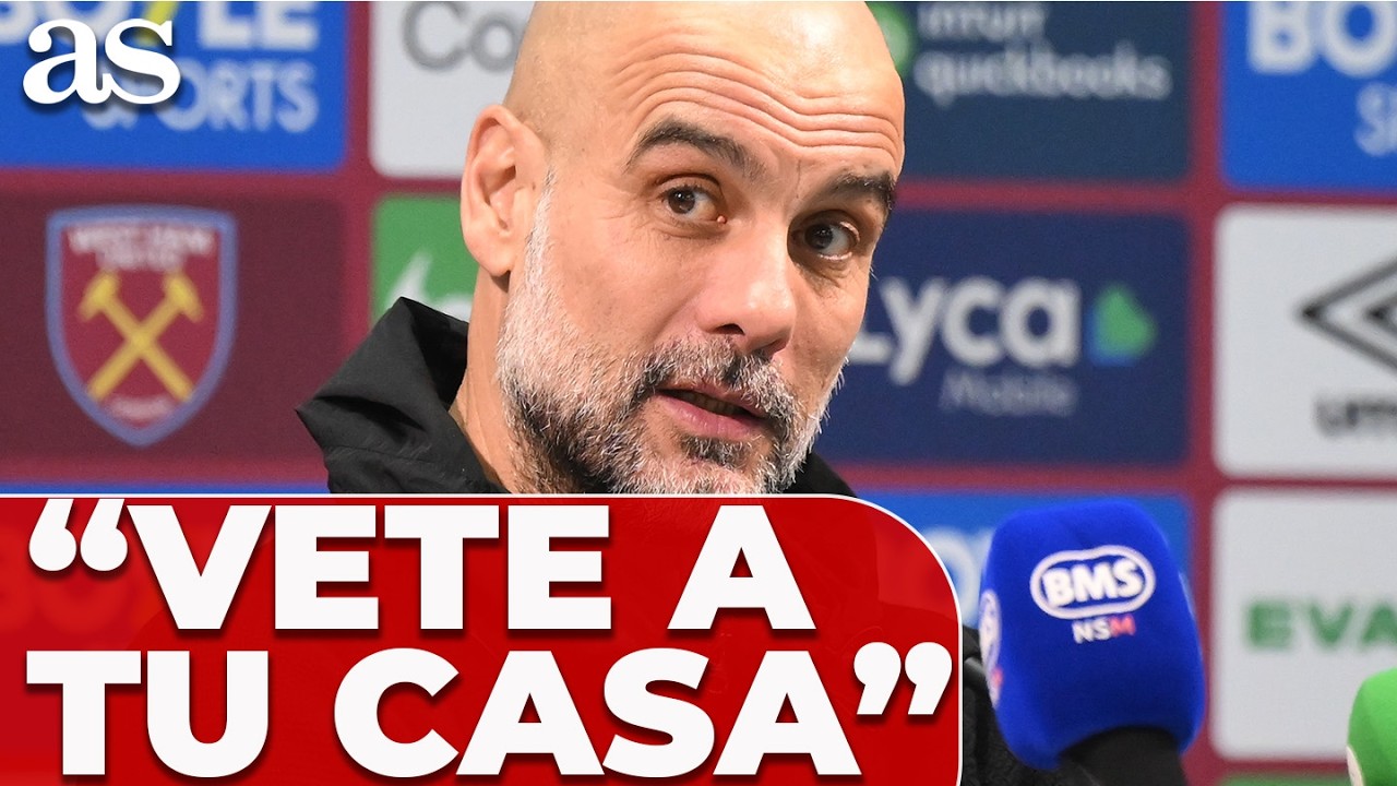 GUARDIOLA, TAJANTE con el ETIHAD antes del MANCHESTER CITY vs REAL MADRID