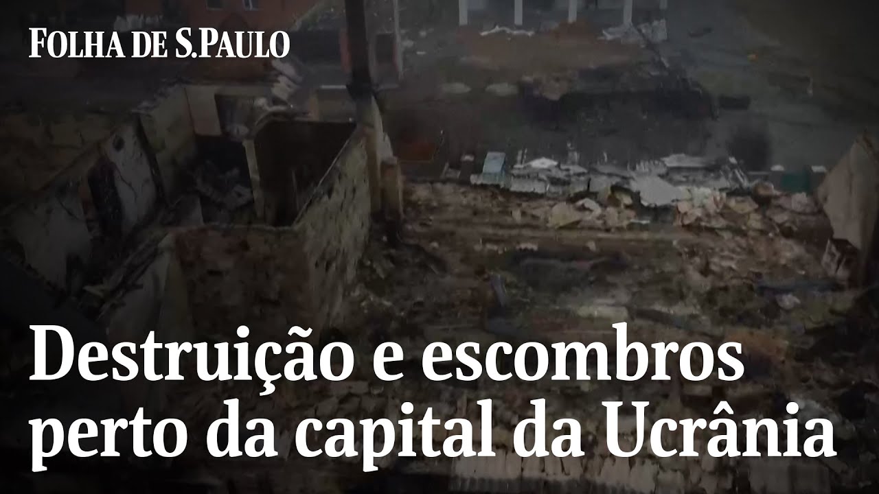 Semanas de batalha deixam marcas de destruição em Irpin | CENAS DA GUERRA