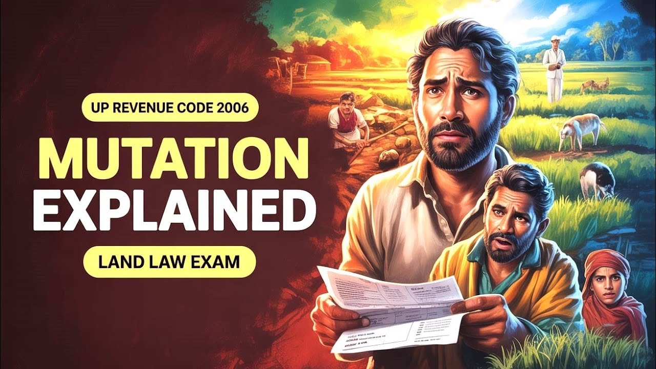  Mutation of Land & Property | Meaning | Procedure Of Mutation | UP Revenue Code 2006 | दाखिल खारिज 