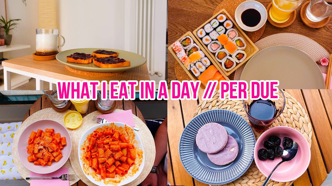 WHAT I EAT IN A DAY // una giornata 