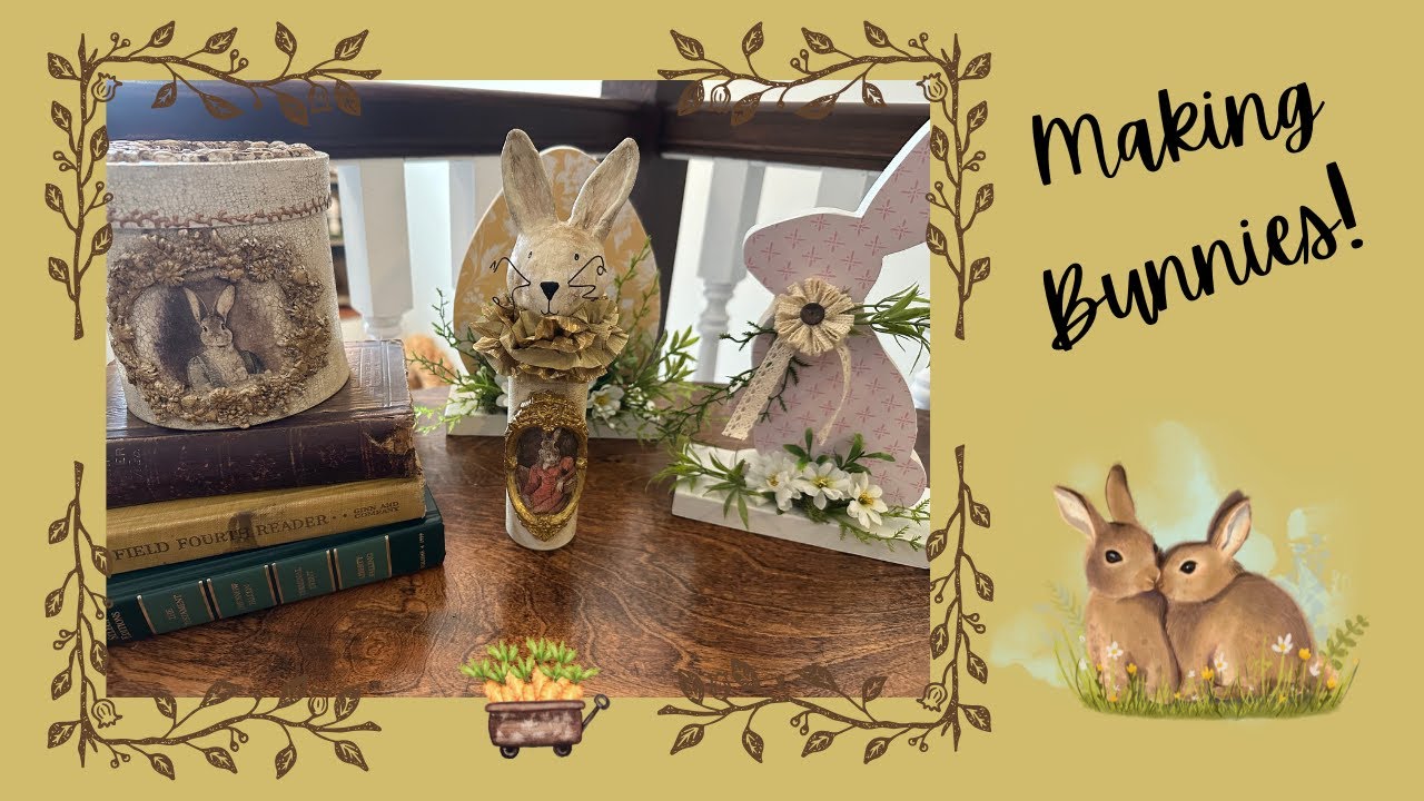 Making Bunnies! / / Spring Decor