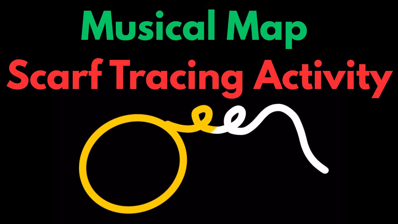 Russian Dance Trepak (Nutcracker) Musical Map Scarf Tracing Video
