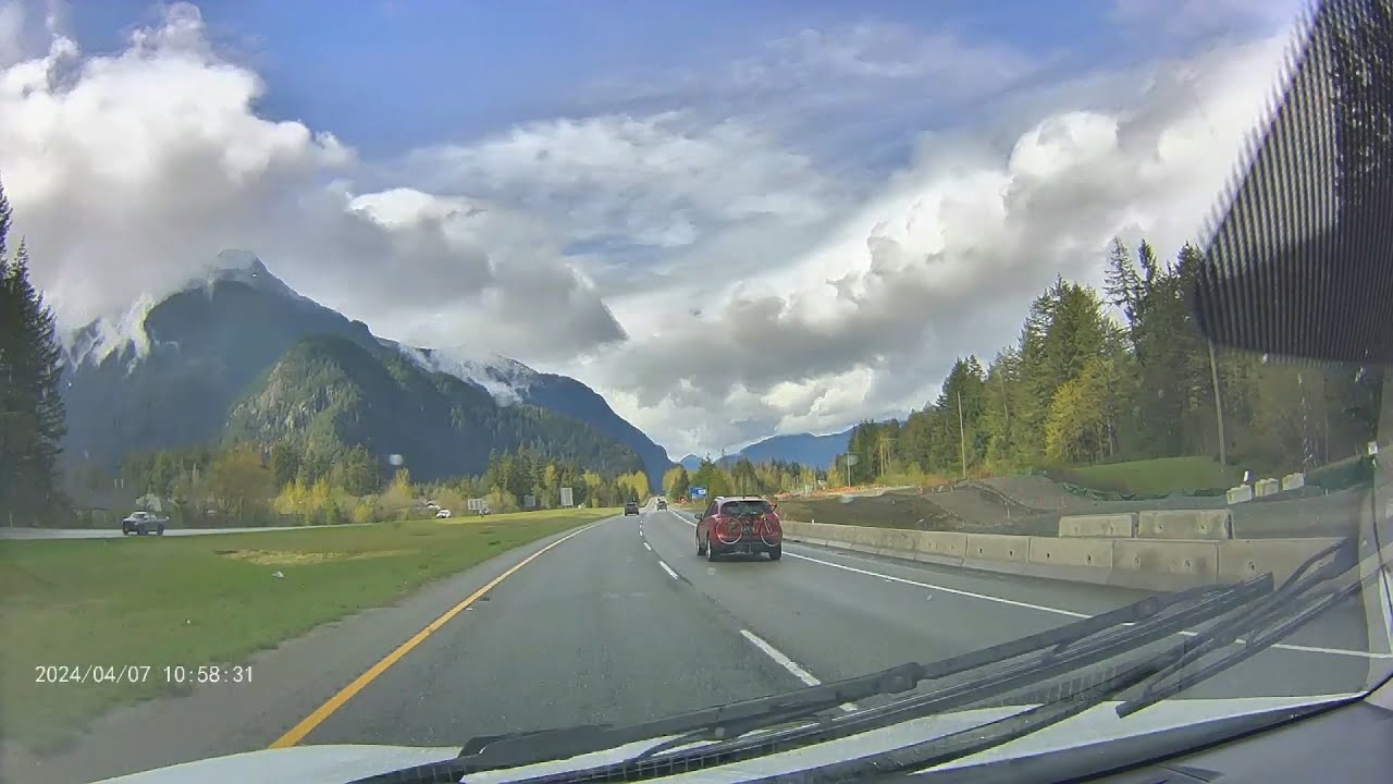 Dashcam Drive - Coquihalla Highway Kamloops to North Vancouver - Trans Canada Highway 1