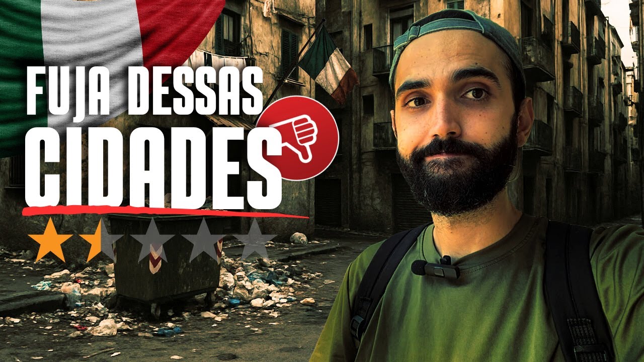 PIORES CIDADES DA ITÁLIA PRA MORAR! 5 TIPOS DE CIDADE QUE VOCÊ DEVE EVITAR!