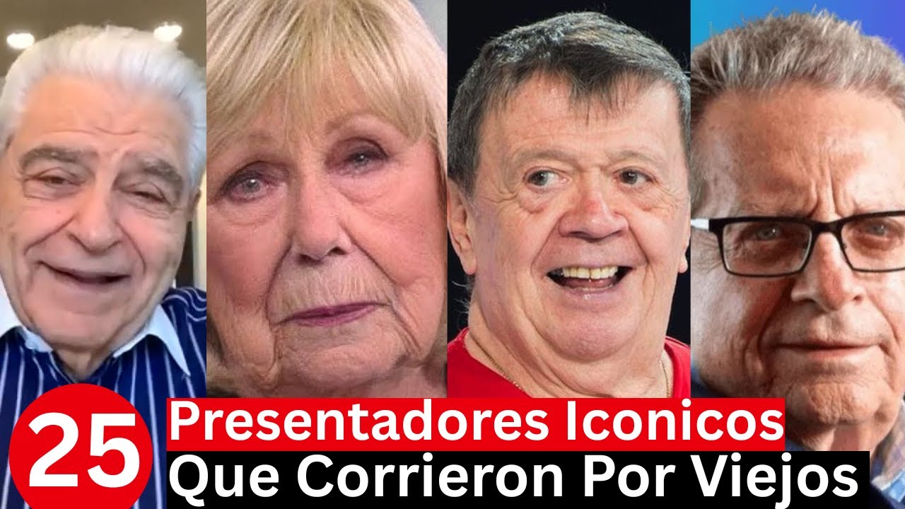 Famosos Presentadores de Televisi&oacute;n Que Corrieron por Viejos