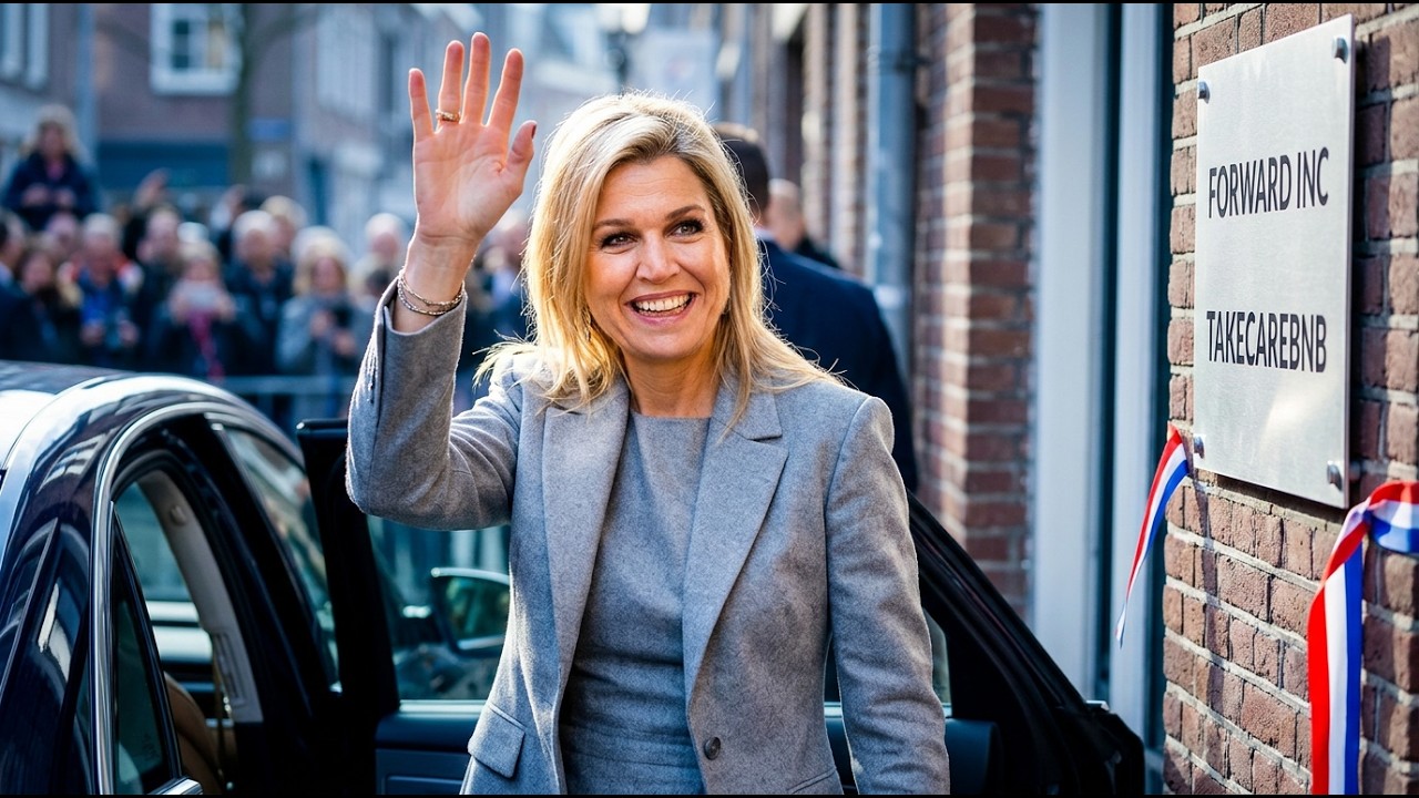 Koningin Máxima op bezoek bij Takecarebnb in Amsterdam
