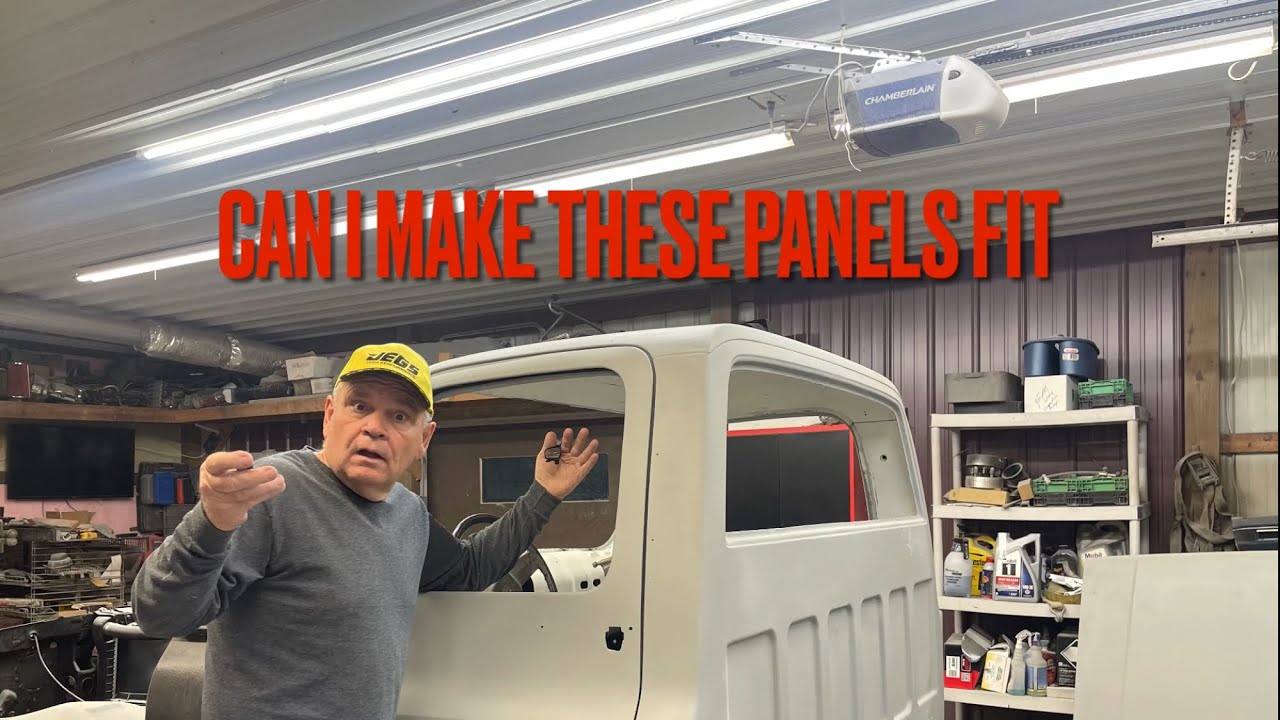 How to make aftermarket body panels fit. The 86 c10 rescue truck.#diy #autobodywork #classic 