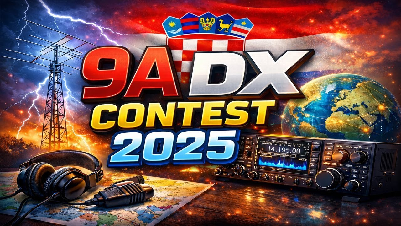 LIVE: 🔴 Chorwackie zawody 9A DX CONTEST | 20 Grudnia 2025 | Zapraszam na pasmo! 📻😉