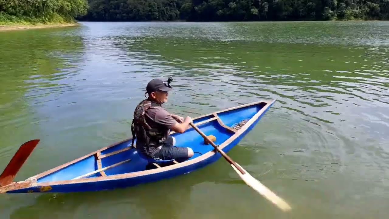 canoa de duas bombona concluída e teste na água finalizada(parte7)