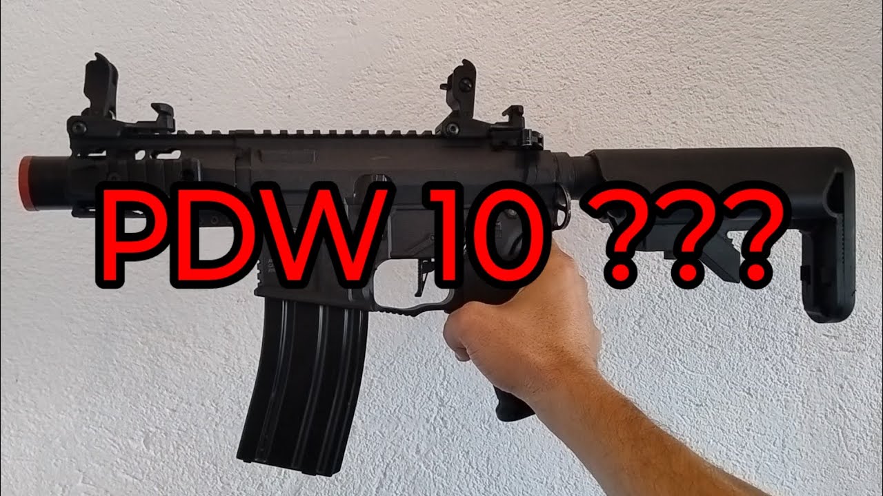 Transformando a Neptune 10 numa PDW - DIY Airsoft